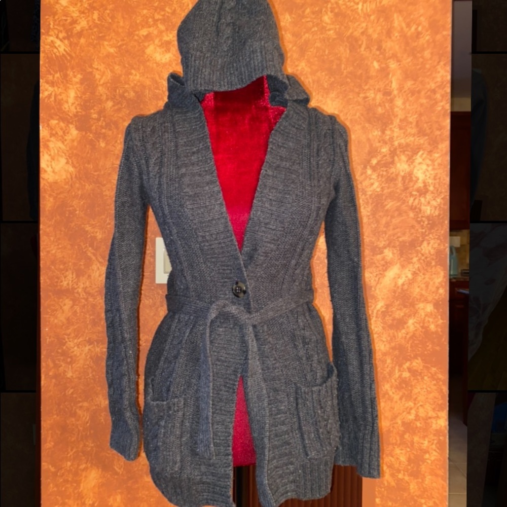 H&M hooded cardigan